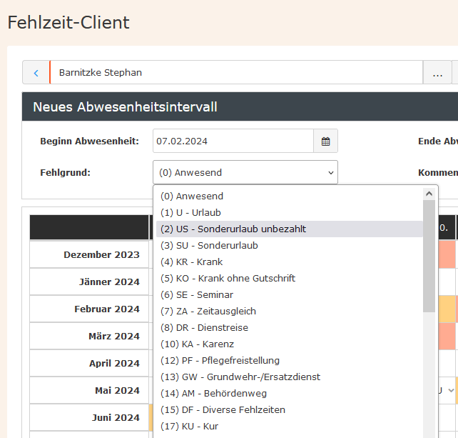 Fehlgr&uuml;nde