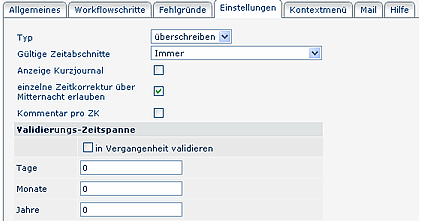 sammelzeitkorrektur_einstellungen sammelzeitkorrektur_einstellungen