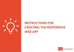 Instructions for creating the responsive web app (1)