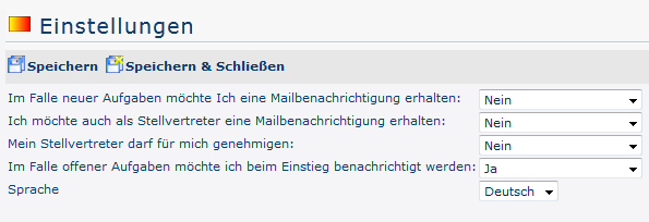 einstellungen einstellungen
