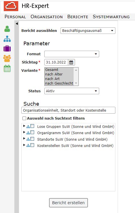 Berichte_Mitarbeiterstatus_Besch&auml;ftigungsausma&szlig;