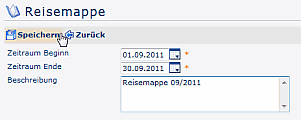 Reisemappe Reisemappe